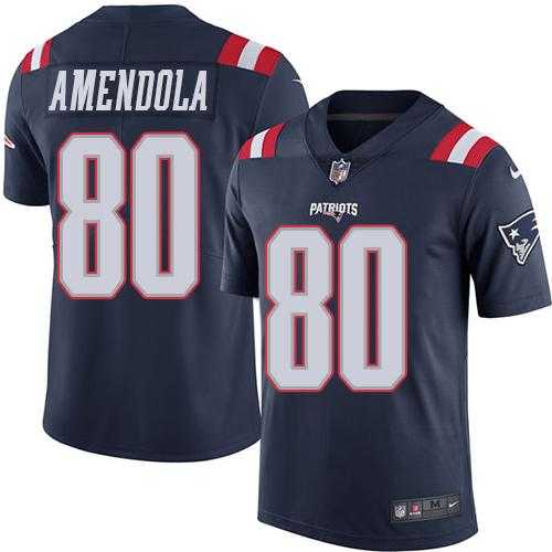 Nike Men & Women & Youth Patriots 80 Danny Amendola Navy Blue Color Rush Limited Jersey,We sell and wholesale Nike Men & Women & Youth Patriots 80 Danny Amendola Navy Blue Color Rush Limited Jersey on line form chian!